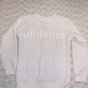 White crew lululemon so cute. Gently used